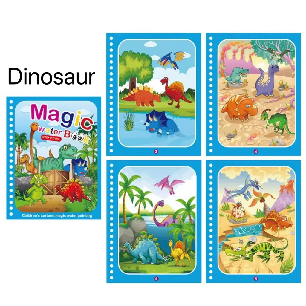 Magic Water Drawing Book with Pen