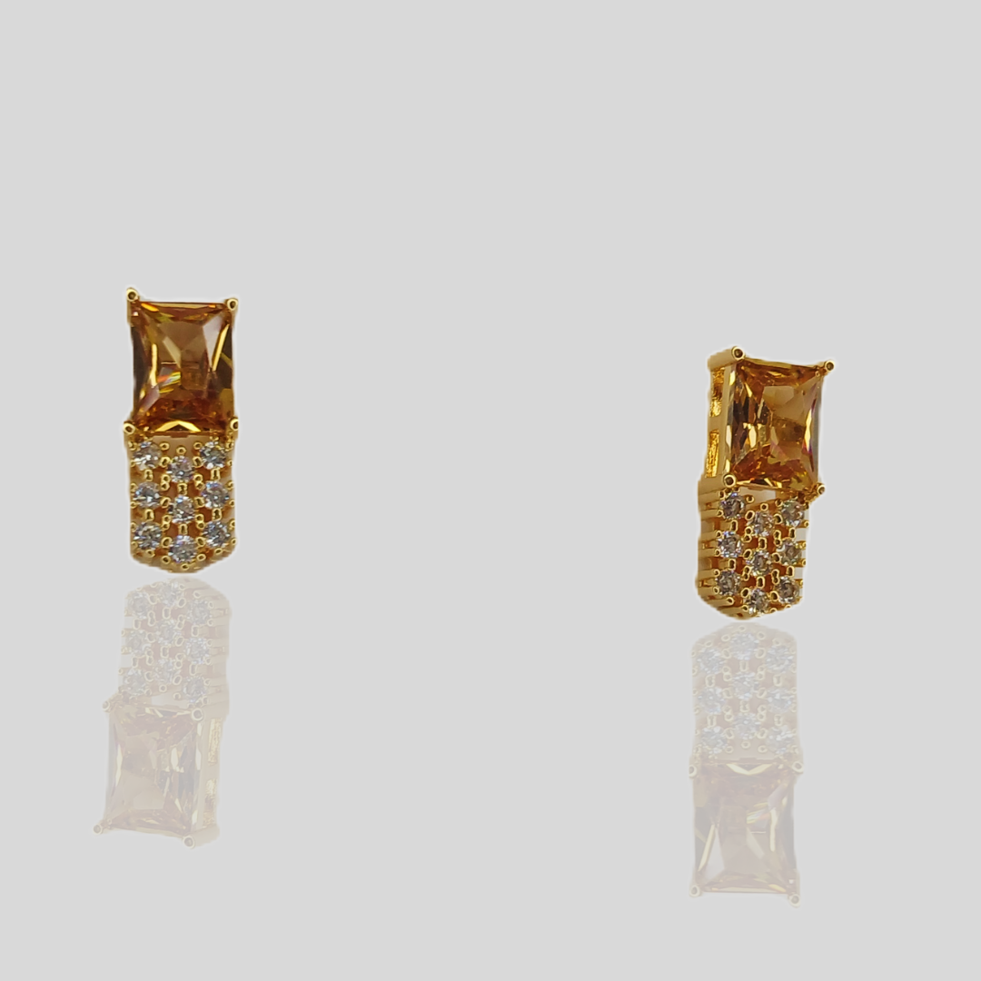 Elegant Crystal Stud Earrings