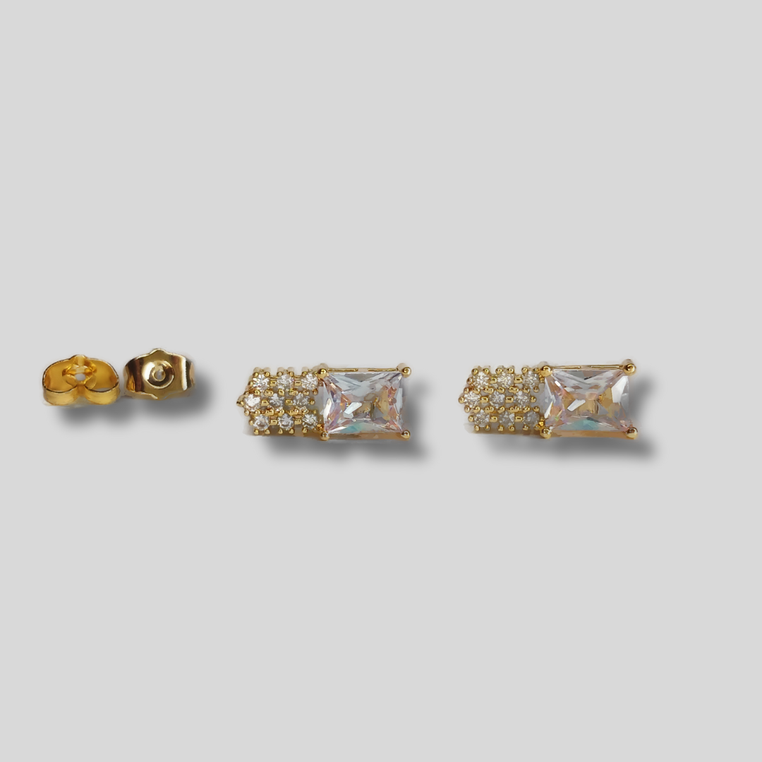 Elegant Crystal Stud Earrings