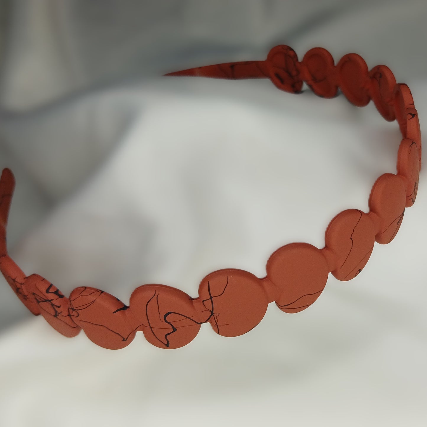 Heart-Shaped Headband - Matte Plastic Hairband