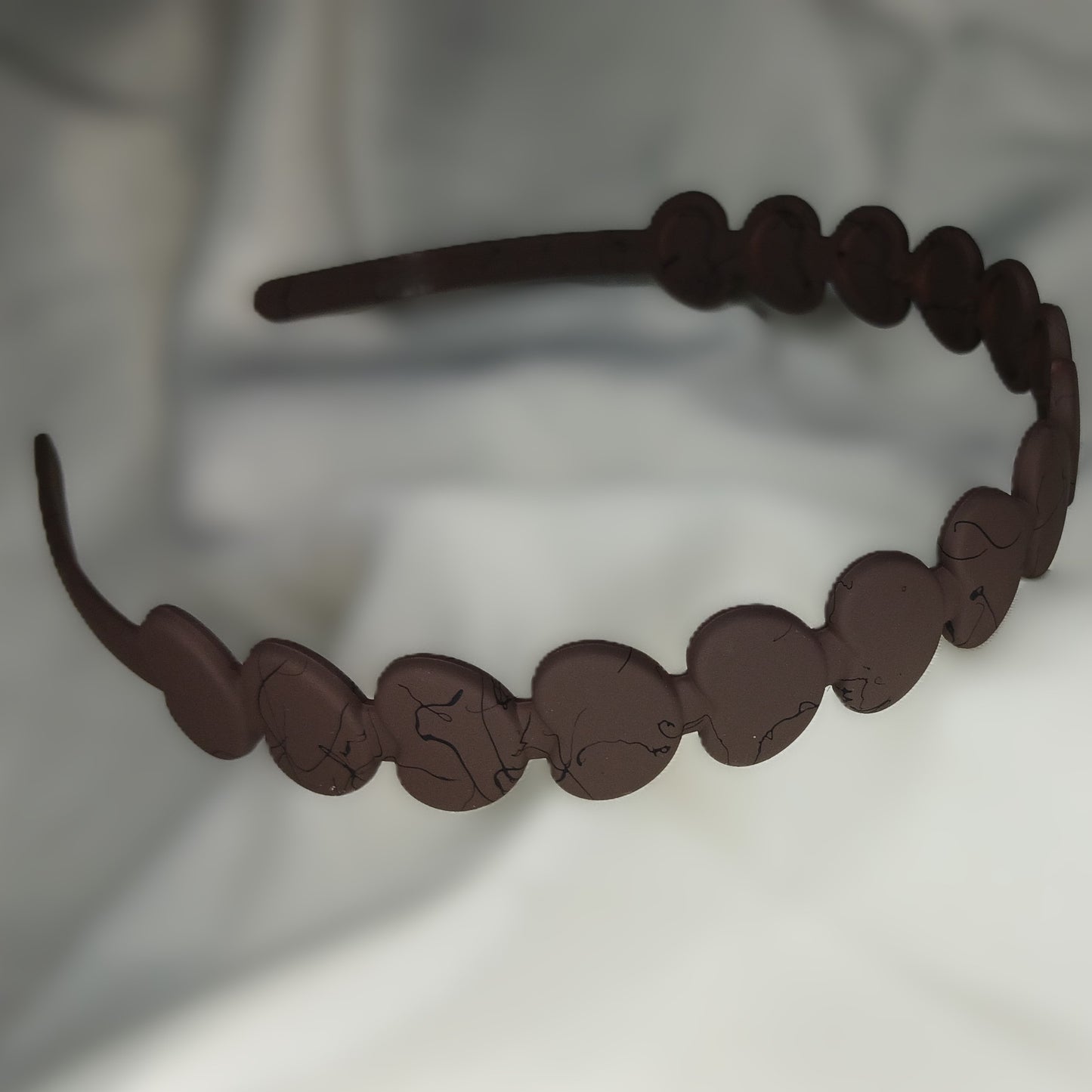 Heart-Shaped Headband - Matte Plastic Hairband