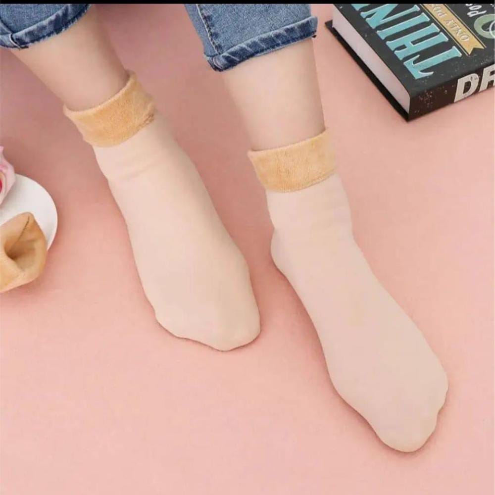 VelvetCashmere Women's Ankle Socks – Cozy 3-Pack
