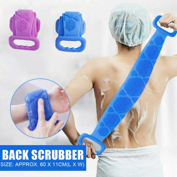 Double-Sided Bath Towel Scrubber