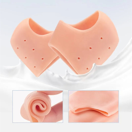Pair of Anti-Crack Silicone Heel Inserts