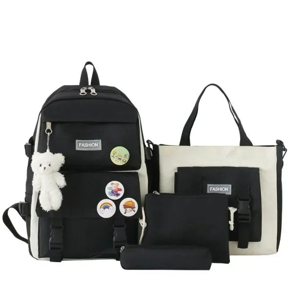 4-Piece School Bag Set – Stylish & Practical!