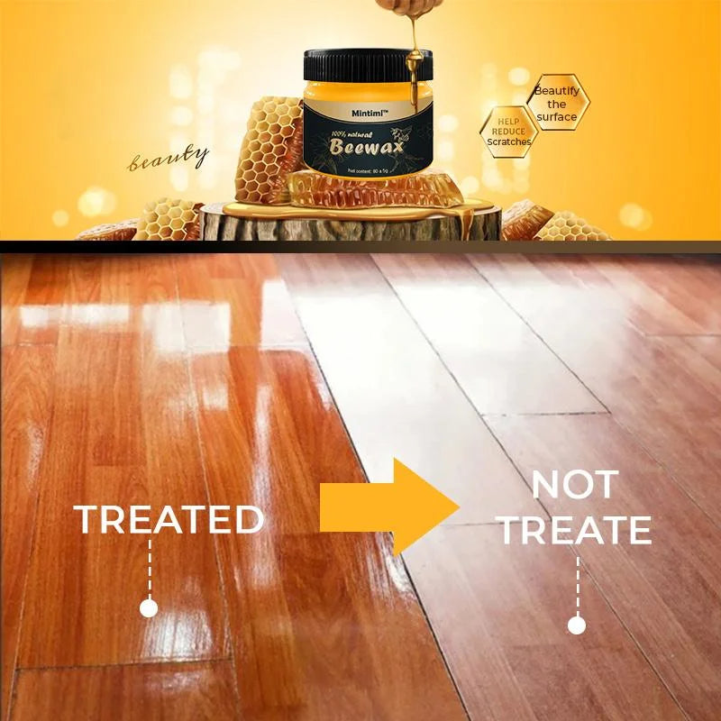 Wood Seasoning Beeswax for Furniture Care – 80g Complete Solution