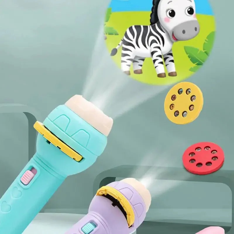 Kids Slide Projector Flashlight: Dinosaur & Animal Images
