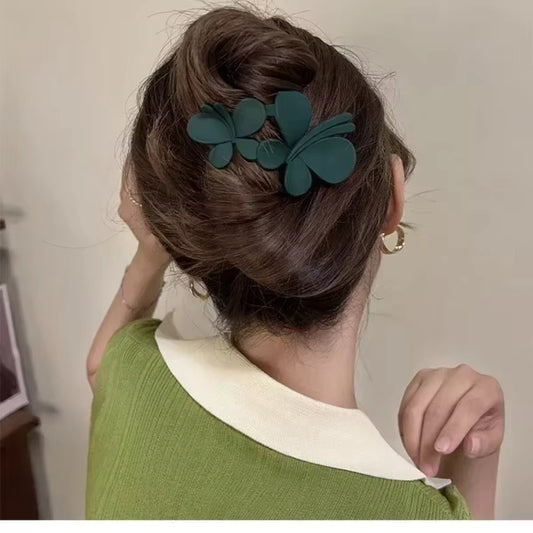 Double Butterfly Hair Claw Clip –  Hairpin