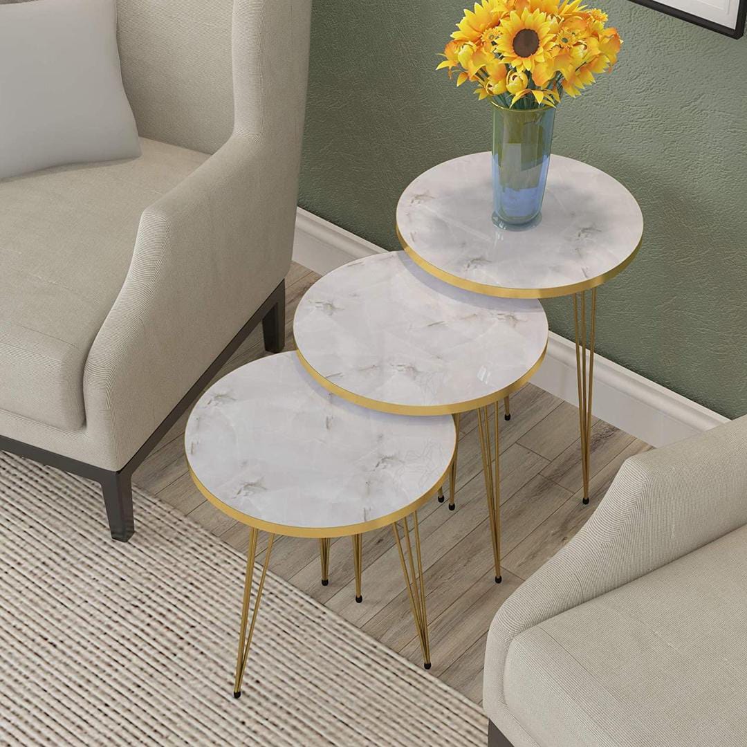 Nesting Coffee Table Set - Modern Design