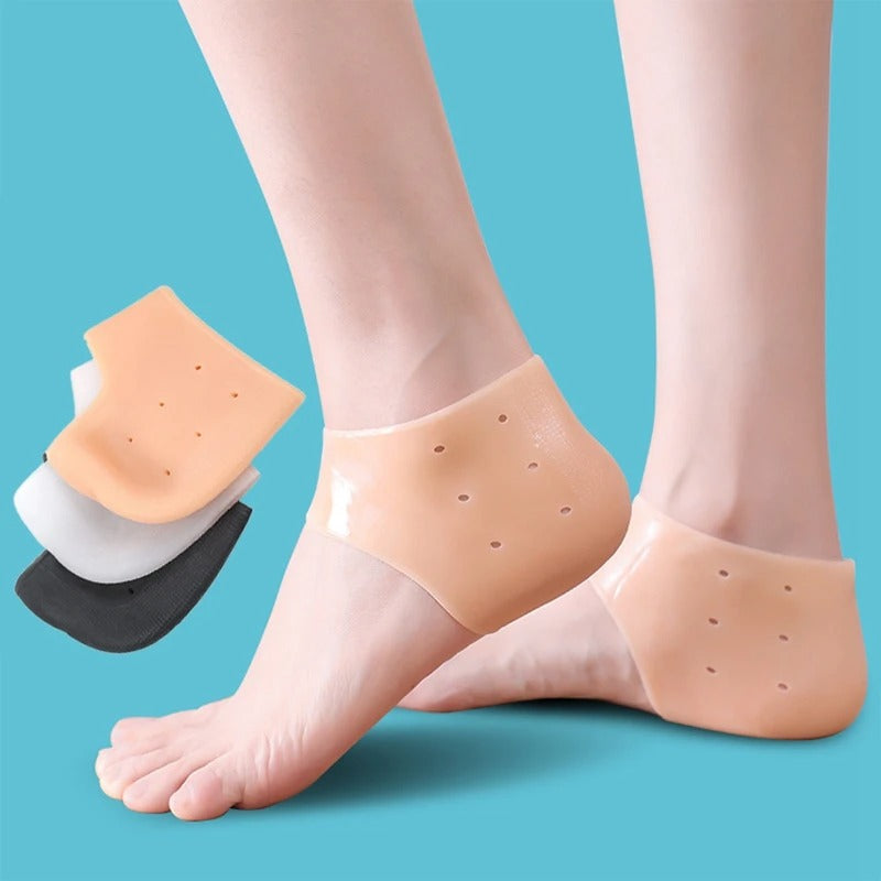 Pair of Anti-Crack Silicone Heel Inserts