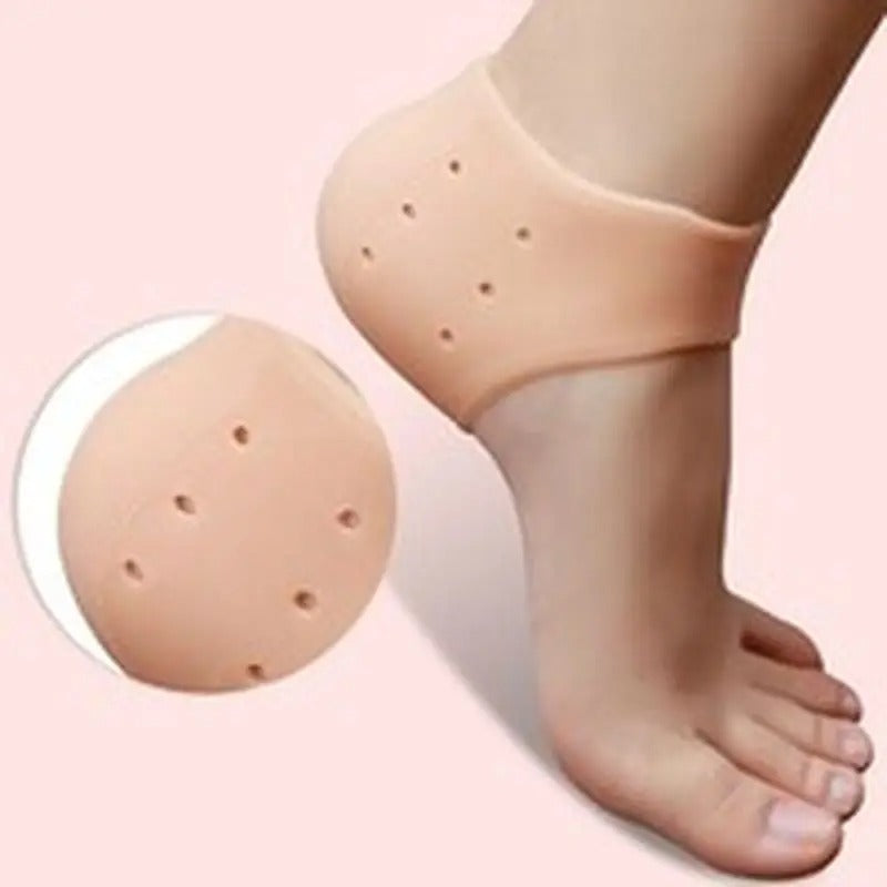 Pair of Anti-Crack Silicone Heel Inserts