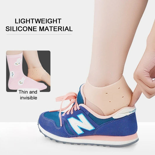 Pair of Anti-Crack Silicone Heel Inserts